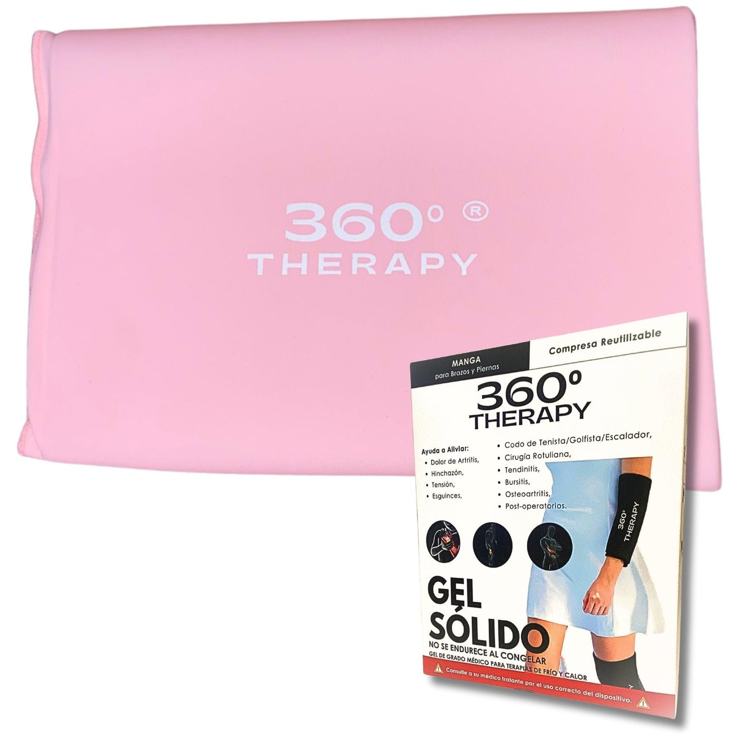 Compresa de Gel Sólido para Alivio de Piernas y Brazos (Tendinitis) - 360º THERAPY