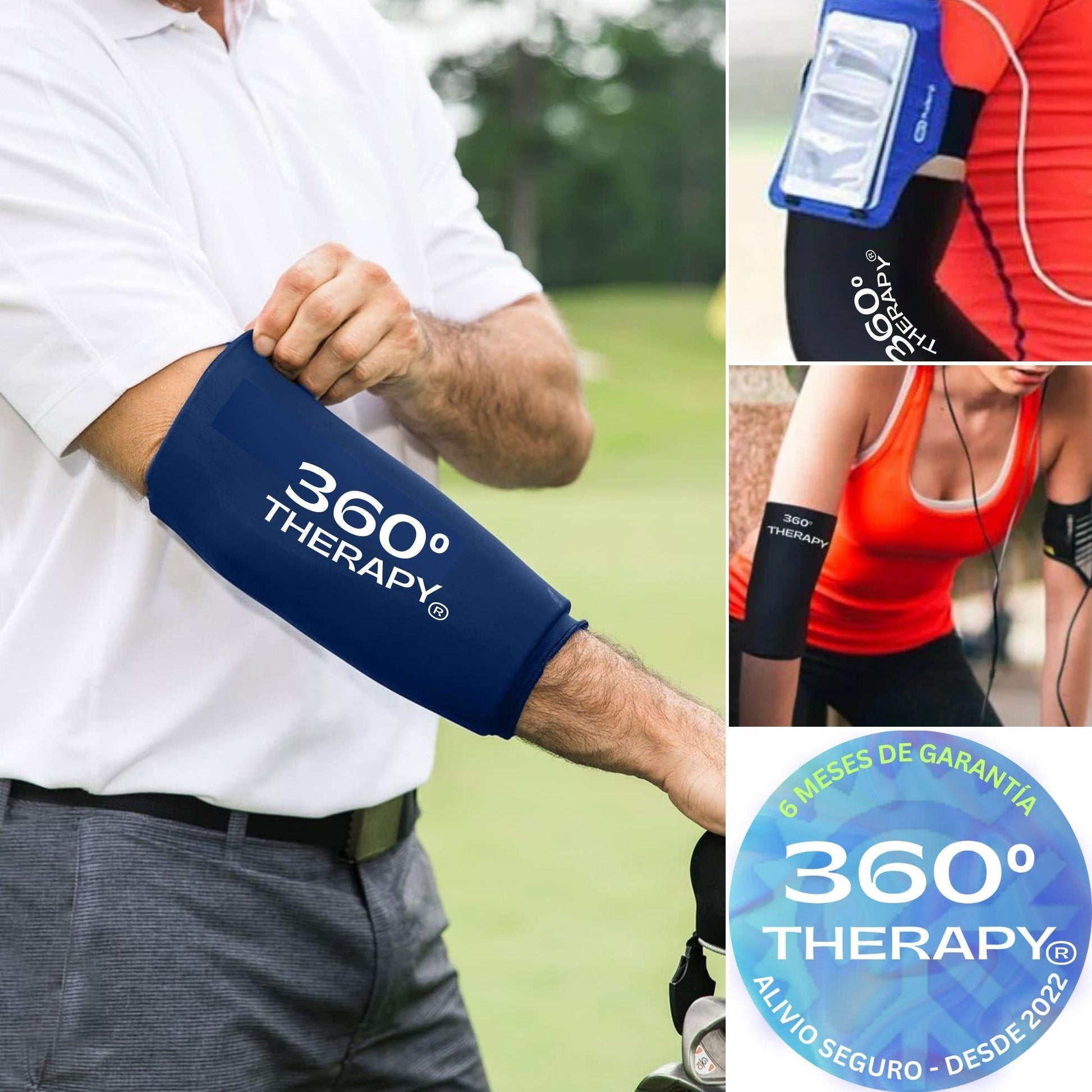 Compresa de Gel Sólido para Alivio de Piernas y Brazos (Tendinitis) - 360º THERAPY