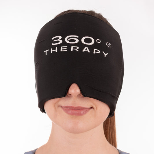 Gorro de Gel Vista Frontal | 360º THERAPY® | Color Negro