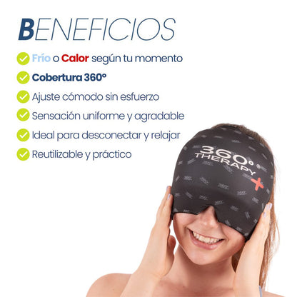 Beneficios del Gorro 360 PLUS con Puntos de Presión Localizados