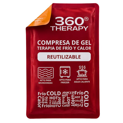 Gel Pack Frío/Calor - Kids and Family - Talla M - Rojo/Naranja