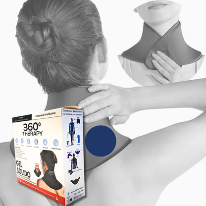 Compresa de Gel Sólido Tipo Capa para Cuello y Cervical
Azul