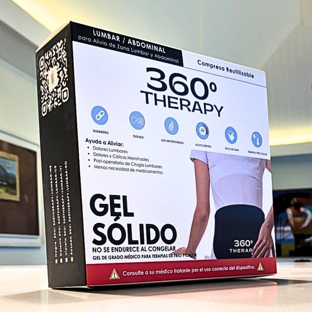 Compresa De Gel Sólido para Alivio Lumbar / Abdominal - 360º THERAPY