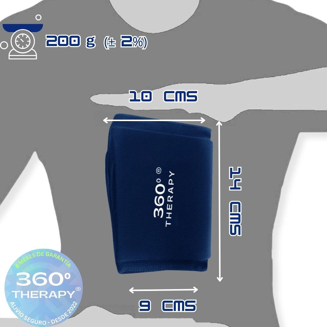 Pack de 2 Compresas de Gel Sólido Tipo Muñequeras - 360º THERAPY