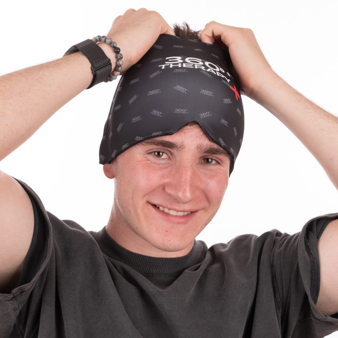 Gorro 360 PLUS con Puntos de Presión Localizados Vista Frontal Hombre