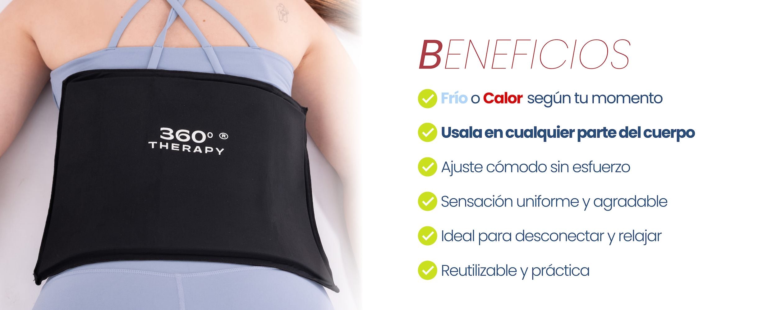 Beneficios de la Compresa Multiusos de 360° Therapy