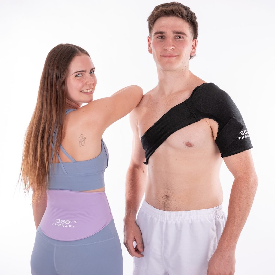 Compresa de Gel Sólido Flexible Frío/Calor Lumbar y Abdominal