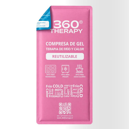 Gel Pack Frío/Calor - Kids and Family - Talla L - Rosa/Celeste