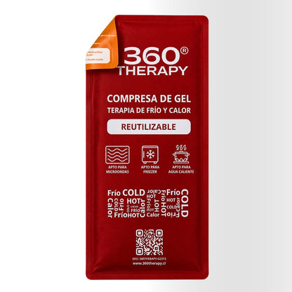 Gel Pack Frío/Calor - Kids and Family - Talla L - Rojo/Naranja