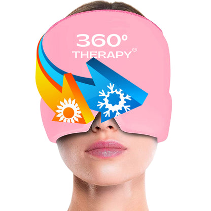 Compresa Gel de Sólido tipo Gorro para Alivio de Migraña
Rosado