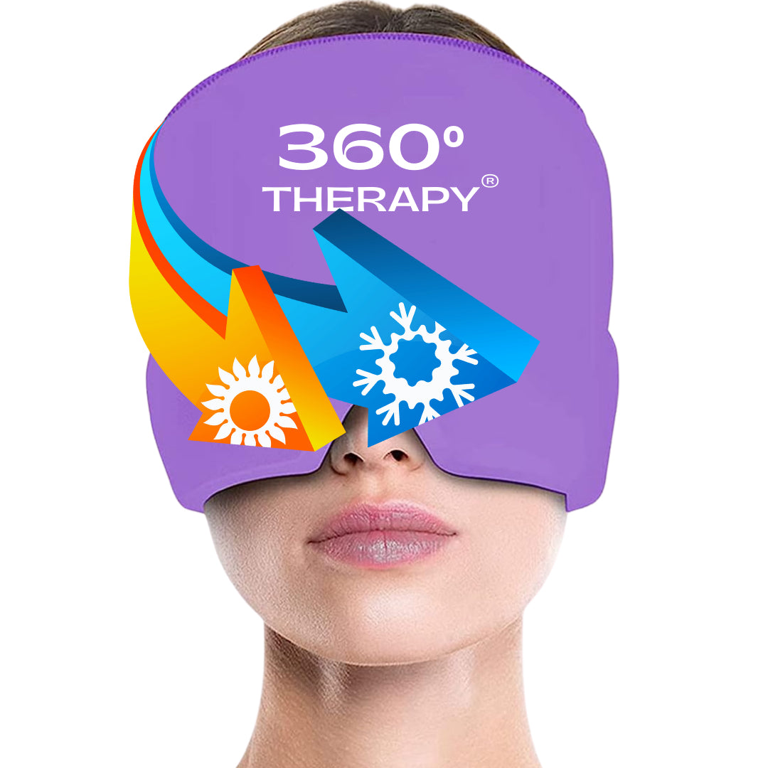 Compresa Gel de Sólido tipo Gorro para Alivio de Migraña
Morado