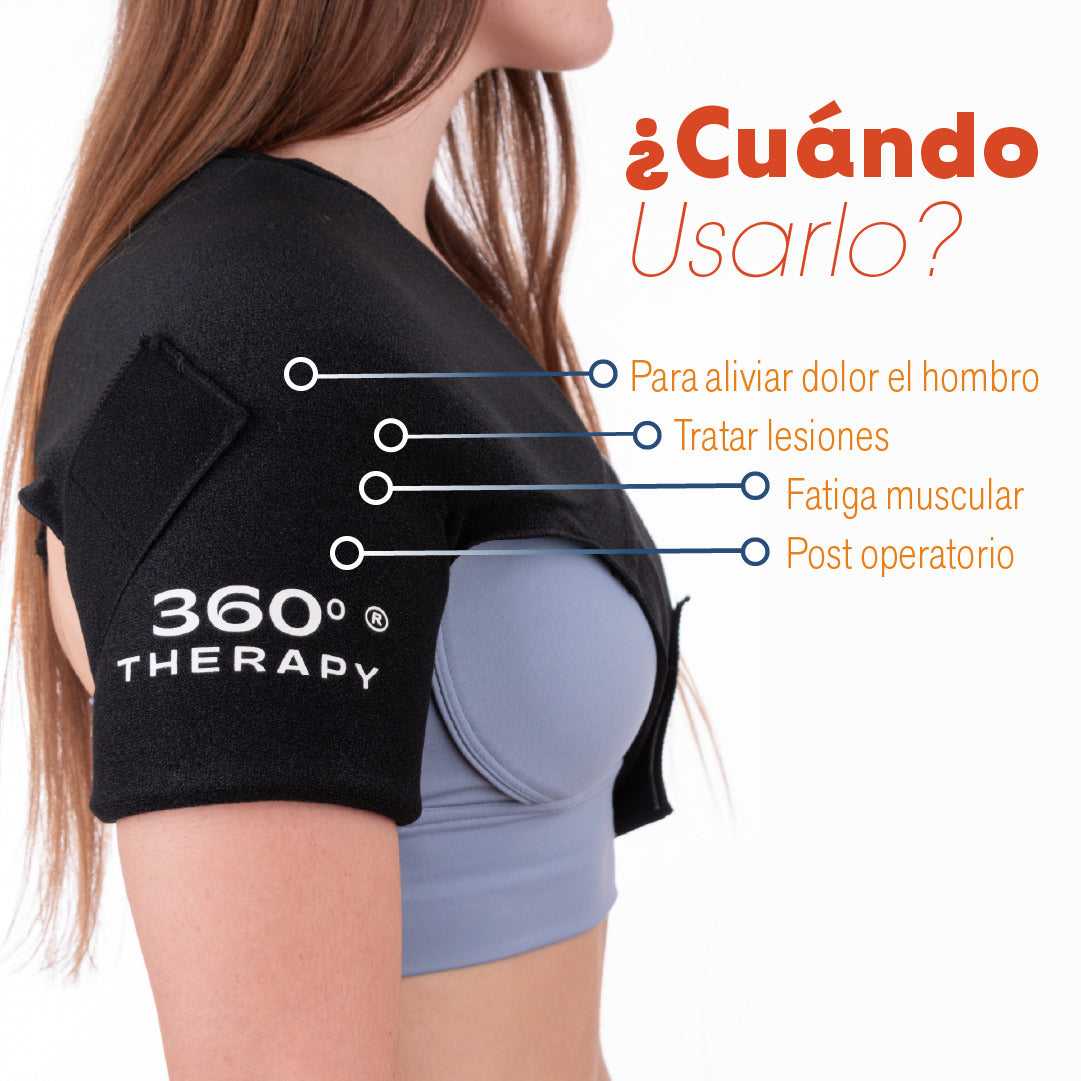 Compresa de Gel Sólido Flexible Frío/Calor para Hombro