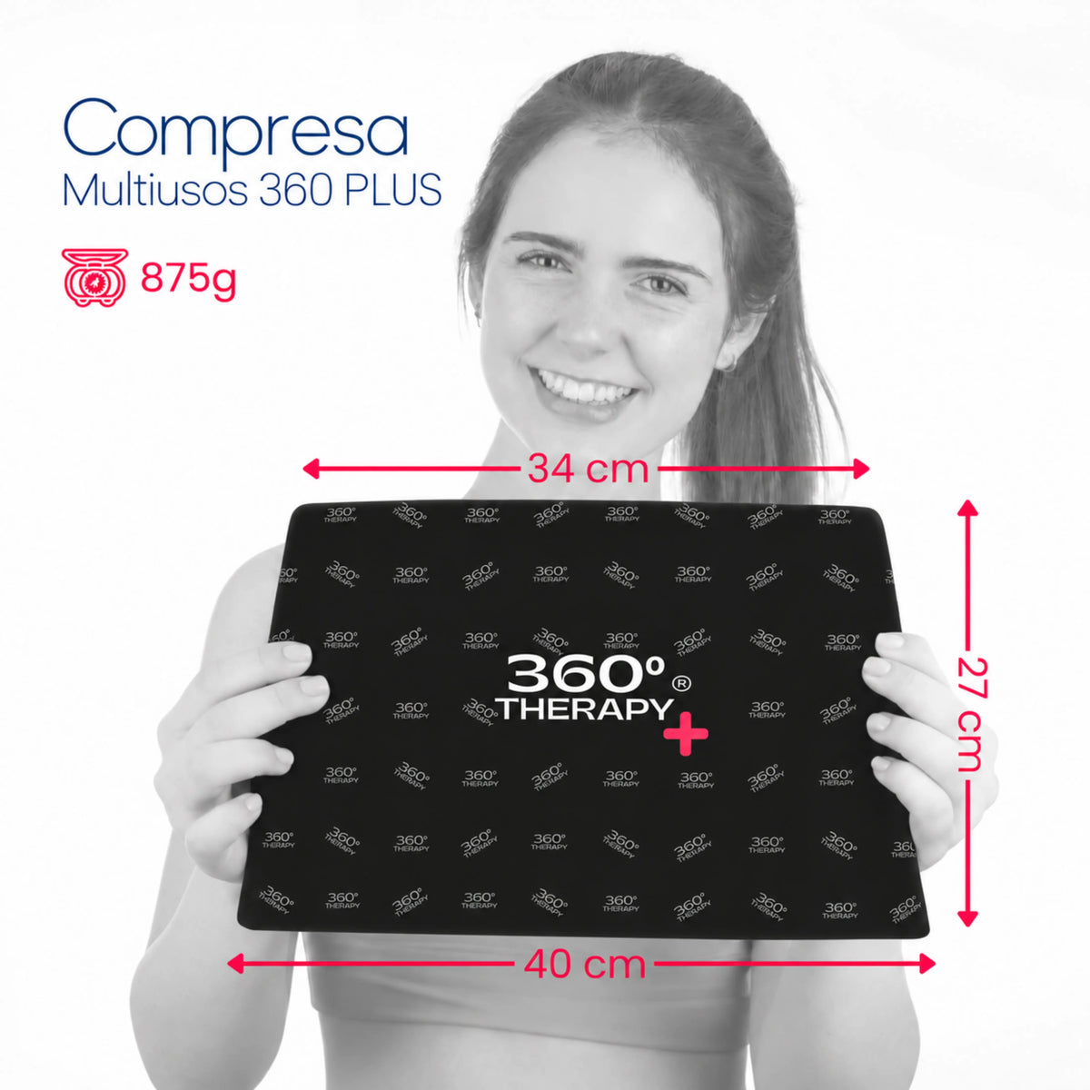 Medidas y Peso de la Compresa Multiusos 360 PLUS