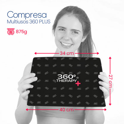 Medidas y Peso de la Compresa Multiusos 360 PLUS