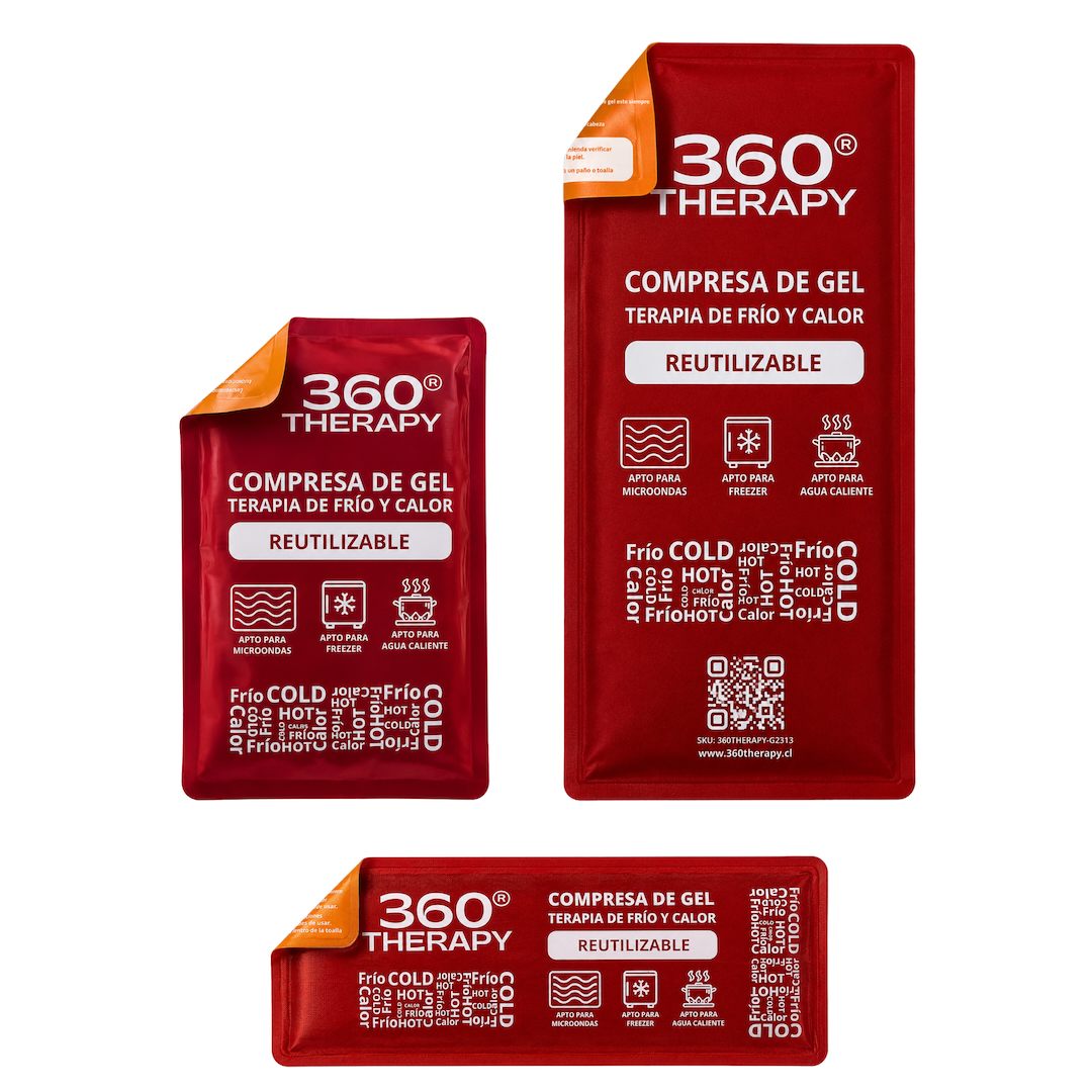 Gel Pack Frío/Calor Rojo Naranja