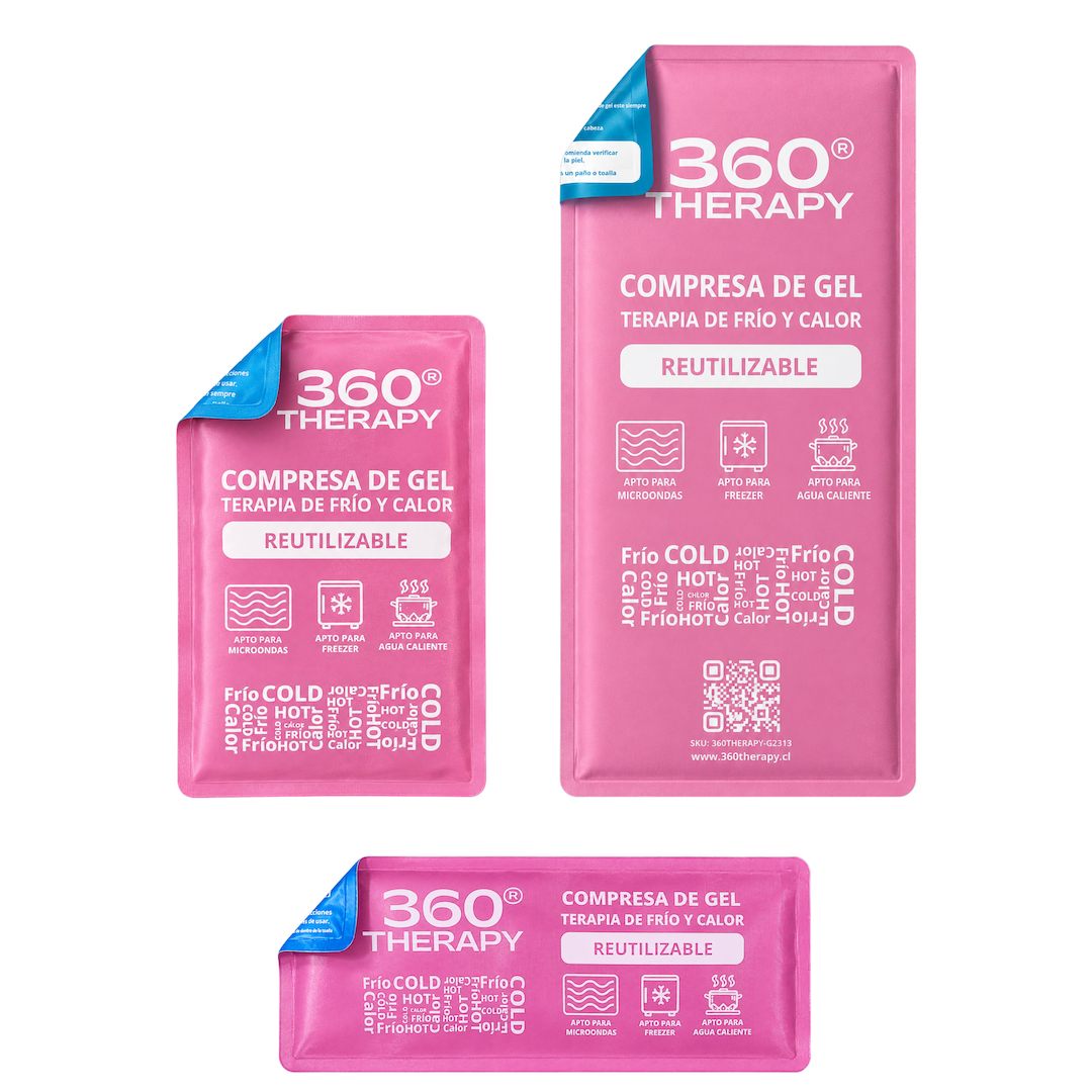 Gel Pack Frío/Calor Rosa Celeste