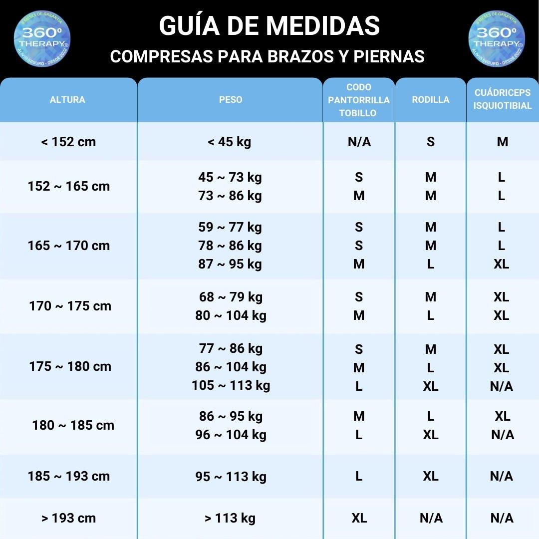 Compresa de Gel Sólido para Alivio de Piernas y Brazos (Tendinitis) - 360º THERAPY